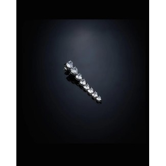 Chiara Ferragni Infinity Love single earring with hearts J19AVG08