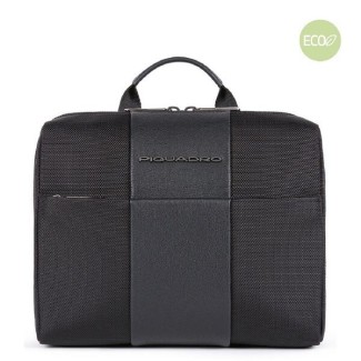 Piquadro Reise-Kosmetiktasche aus schwarzem Brief2-Stoff BY3058BR2/N