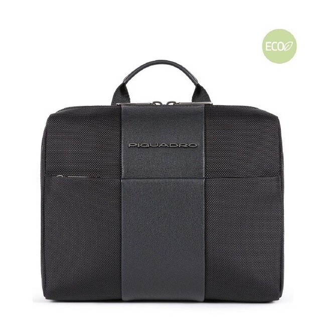 Nécessaire viaggio Piquadro in tessuto Brief2 nero BY3058BR2/N