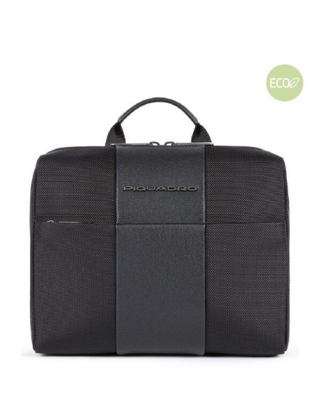 Piquadro Reise-Kosmetiktasche aus schwarzem Brief2-Stoff BY3058BR2/N