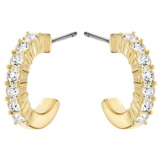 Orecchini a cerchio Mini Hoop dorati Swarovski 5022451