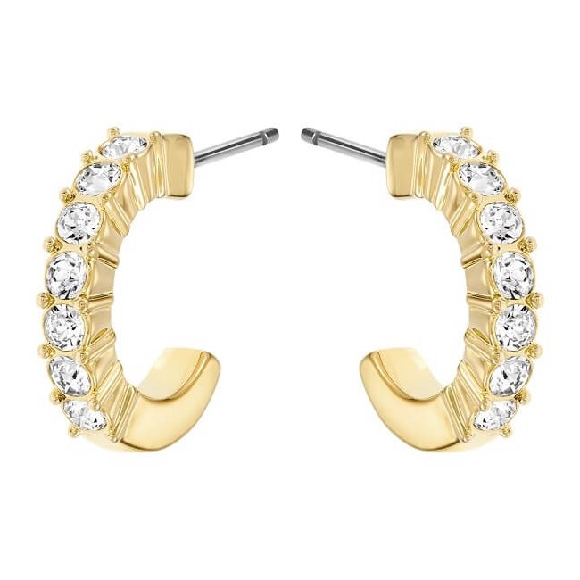 Orecchini a cerchio Mini Hoop dorati Swarovski 5022451