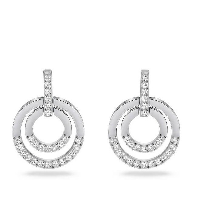 Orecchini pendenti con cerchi Circle Swarovski 5616265