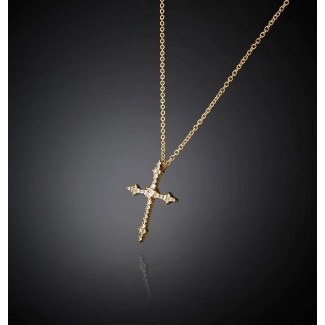 Collana Chiara Ferragni Gothic Cross croce dorata J19AWC14
