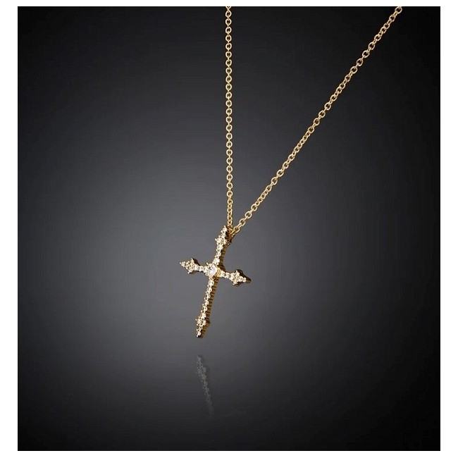 Collana Chiara Ferragni Gothic Cross croce dorata J19AWC14