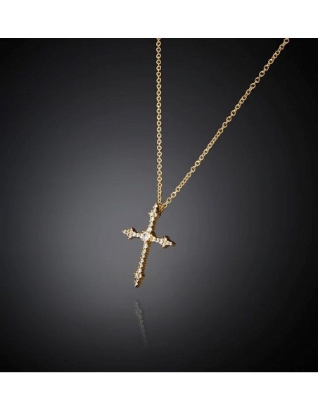 Collana Chiara Ferragni Gothic Cross croce dorata J19AWC14