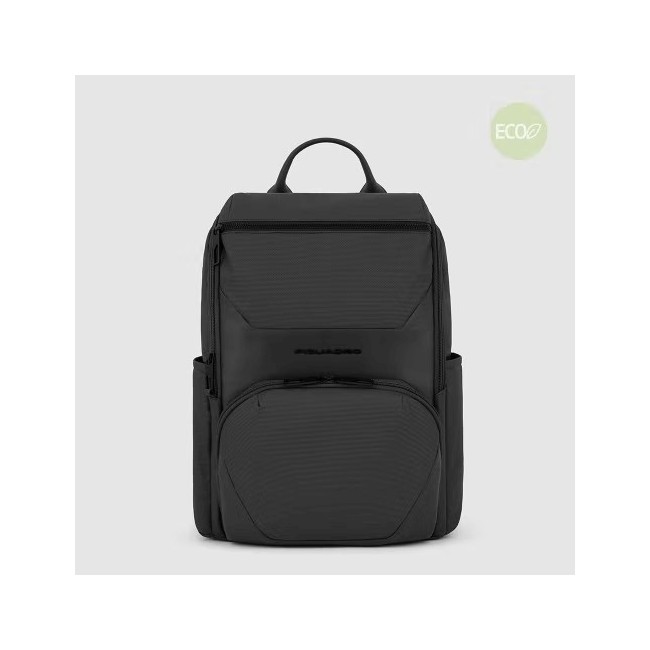 Piquadro Schwarzer Stoffrucksack Gio line CA6012S124/N