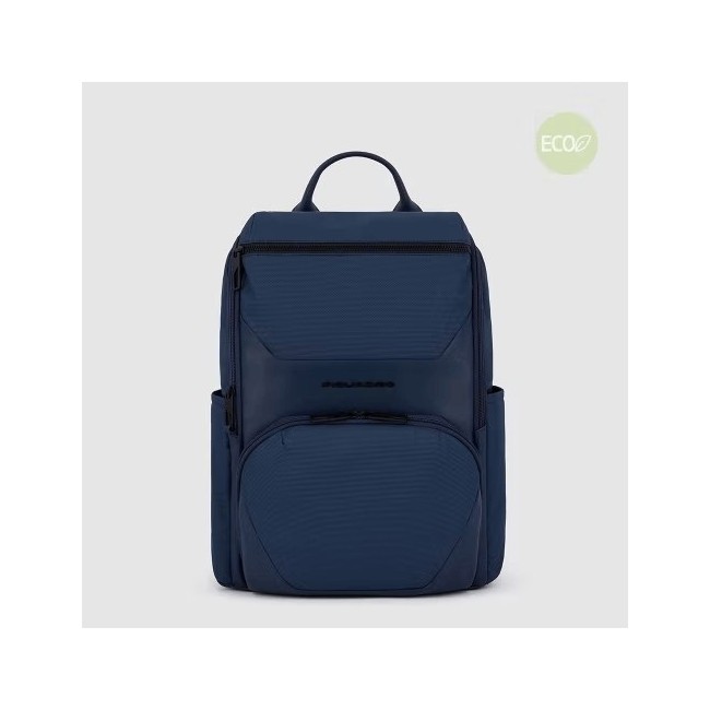 Piquadro Blue fabric backpack Gio line CA6012S124/BLU