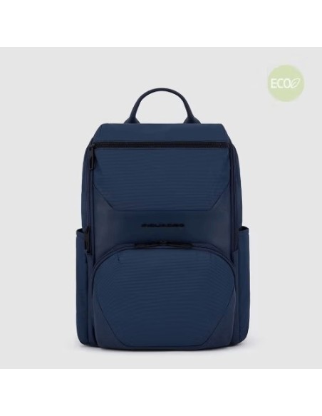 Piquadro Blue fabric backpack Gio line CA6012S124/BLU