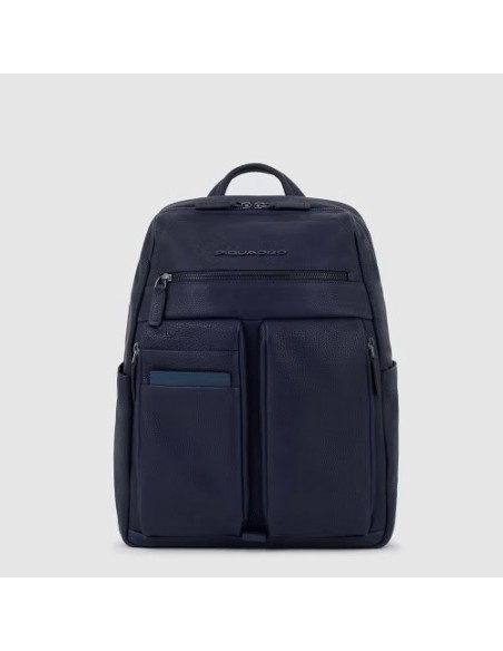 Piquadro Zaino pelle blu linea Paavo CA6028S122/BLU