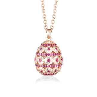 Rosa Zarenkollektion Alexandra Eierkette AL P01 RR