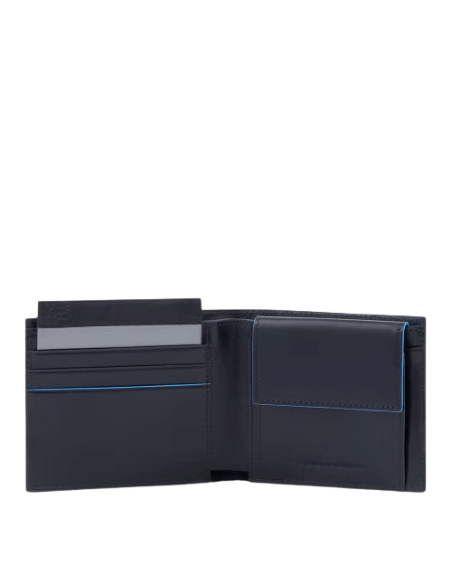 Piquadro B2 Revamp Geldbörse aus blauem Leder - PU4188B2VR/BLU