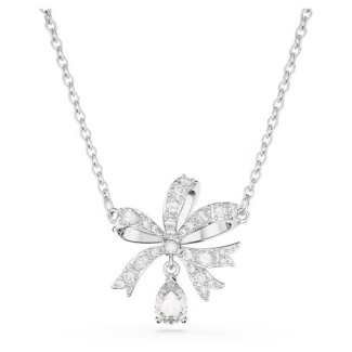 Volta Swarovski bow necklace with pavé - 5647583