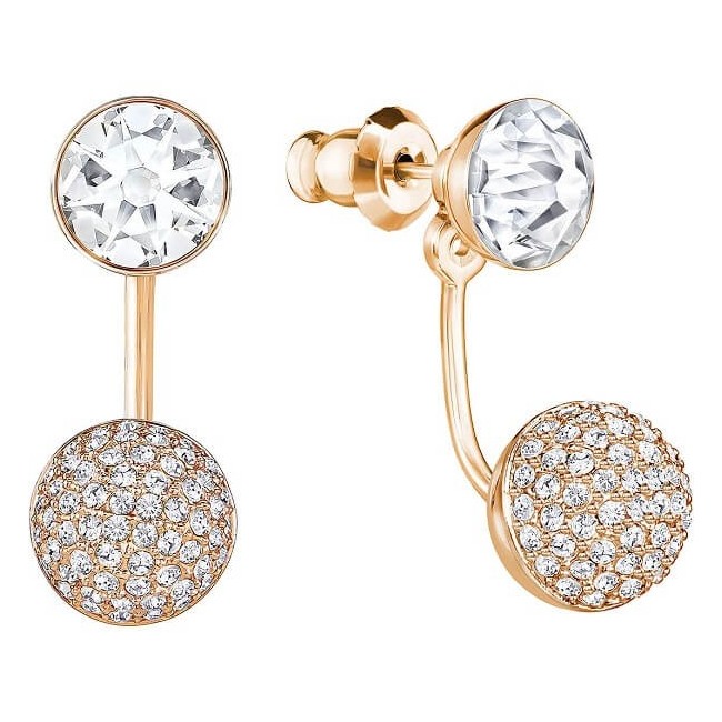 Swarovski Round Cut Forward Jacket Earrings 5528490