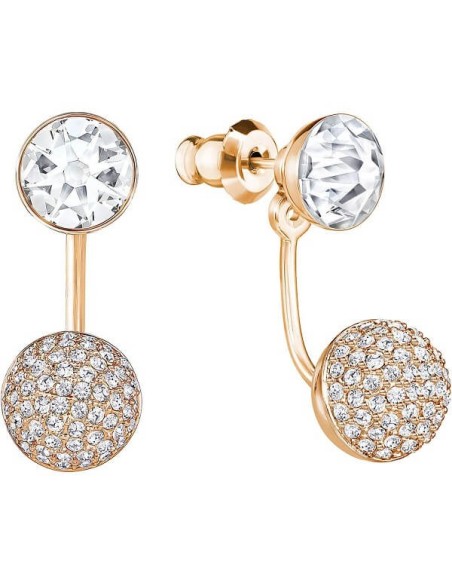 Swarovski Round Cut Forward Jacket Earrings 5528490