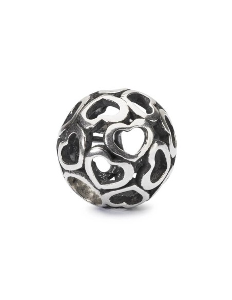 Trollbeads Argento Coperta di Cuori  - TAGBE10201