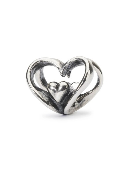 Trollbeads Argento Cuore a Cuore - TAGBE10202