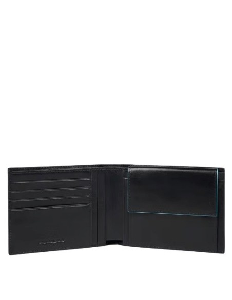 Piquadro B2 Revamp Geldbörse aus schwarzem Leder - PU257B2VR/N