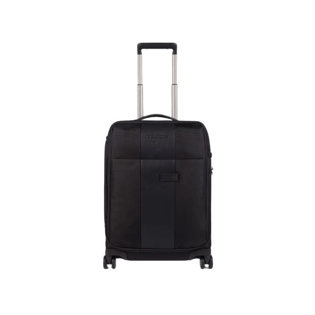 Trolley tessuto piquadro Brief2 nero - BV4343BR2/N