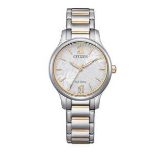 Citizen Lady Two Tone Flower Watch - EM0895-73A