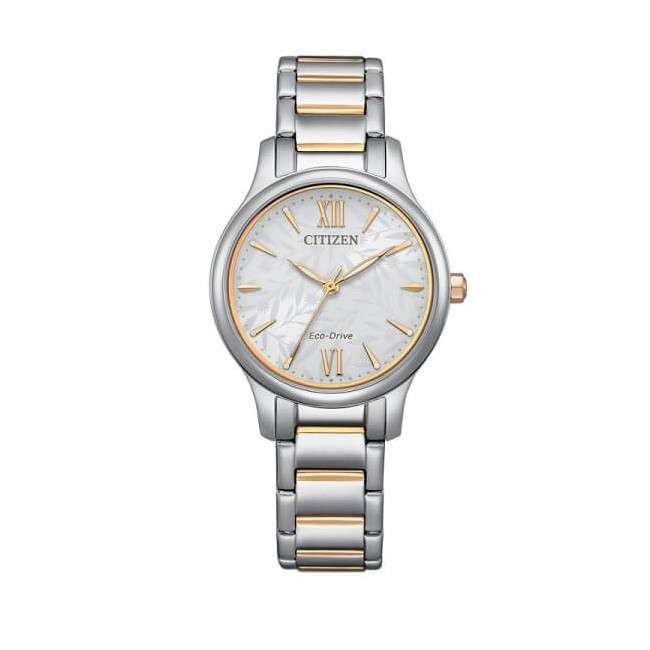 Citizen Lady Two Tone Flower Watch - EM0895-73A