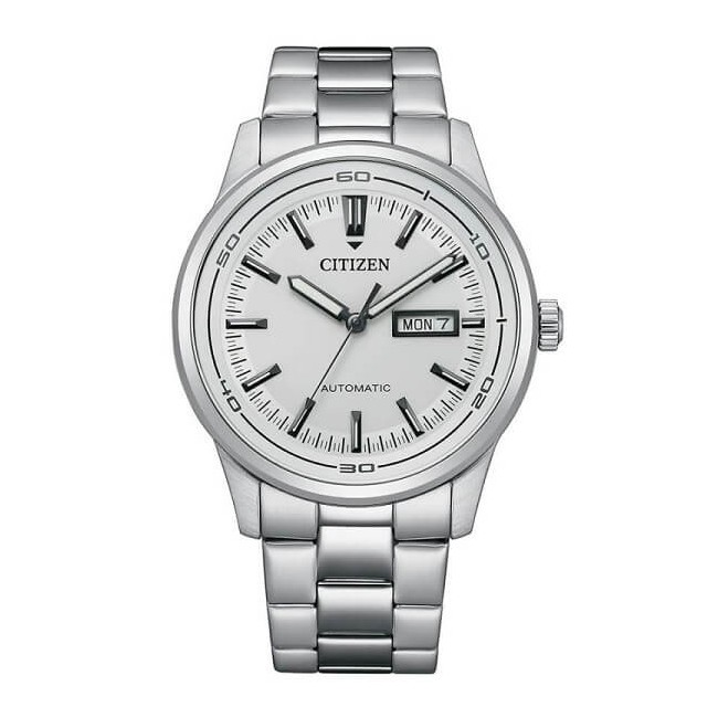 Citizen mechanische automatische weiße Uhr - NH8400-87A