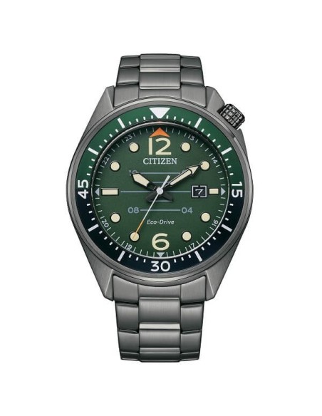 Orologio Citizen OF Seaplane Ecodrive verde - AW1717-81X