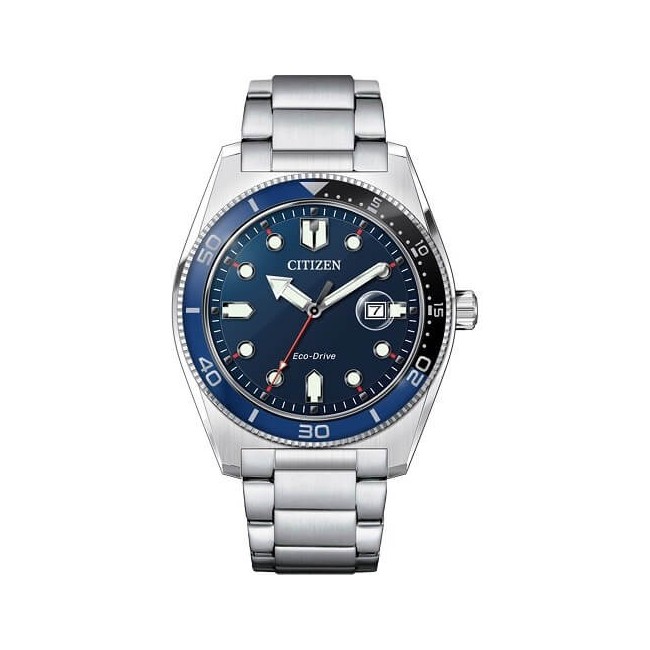 Citizen OF Marineblaue Ecodrive-Uhr – AW1761-89L