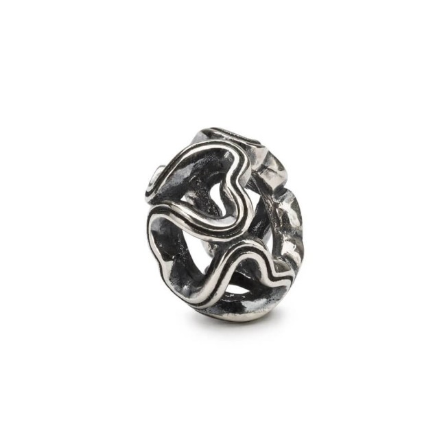 Trollbeads Silbernes Herzband – TAGBE10246