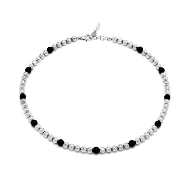 Collana media Giovanni Raspini Optical onice nero GR11687