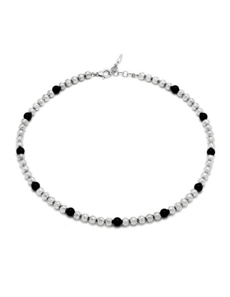 Giovanni Raspini Optical black onyx medium necklace GR11687