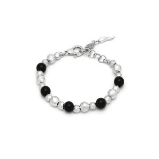 Bracciale medio Giovanni Raspini Optical onice nero GR11691