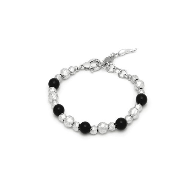 Bracciale medio Giovanni Raspini Optical onice nero GR11691