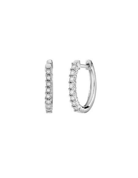 Orecchini Bliss Rugiada in oro bianco e diamanti 20092996