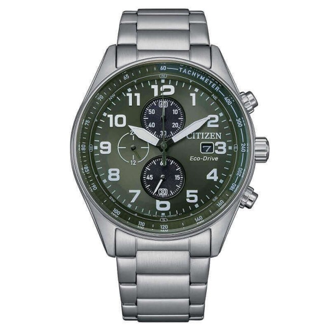 Citizen Chrono Urban Eco-Drive Grüne Uhr CA0770-72X