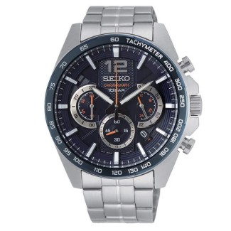 Seiko Chrono Sport Blue Watch - SSB345P1