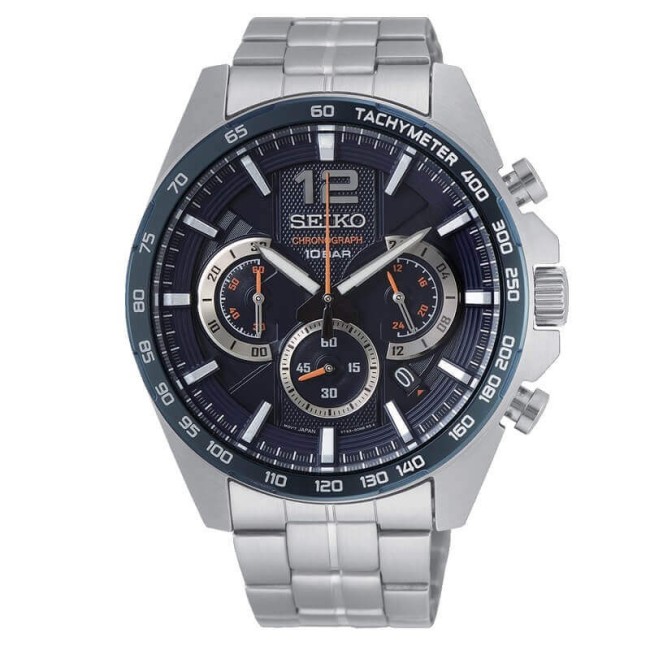 Seiko Chrono Sport Blue Watch - SSB345P1