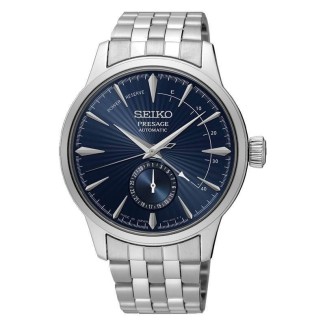 Seiko Presage Automatic Power Reserve Watch, Blue SSA347J1