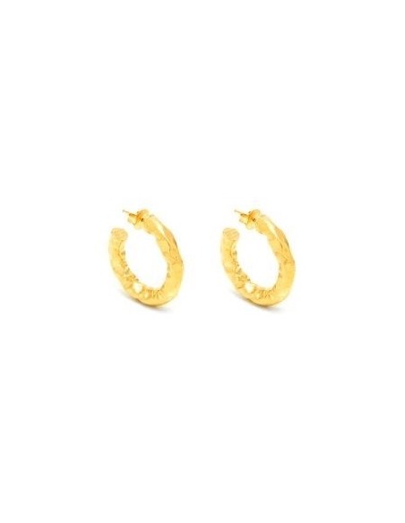 Giovanni Raspini Stone golden hoop earrings - GR11685