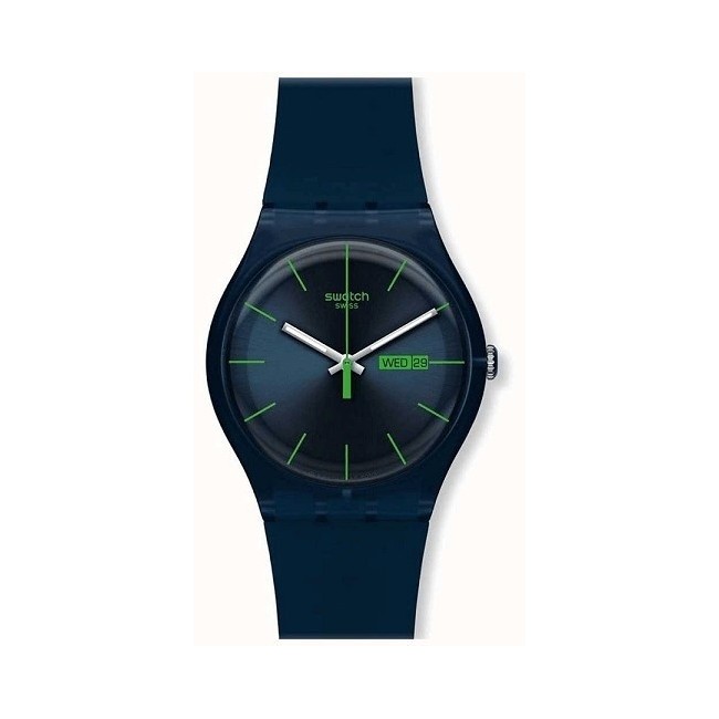 Swatch Blue Rebel blaue Uhr - SO29N704