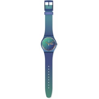 Swatch Fade to Teal zweifarbige Uhr - SO29N708