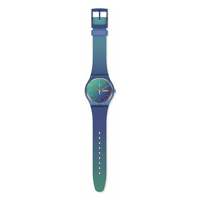 Swatch Fade to Teal zweifarbige Uhr - SO29N708