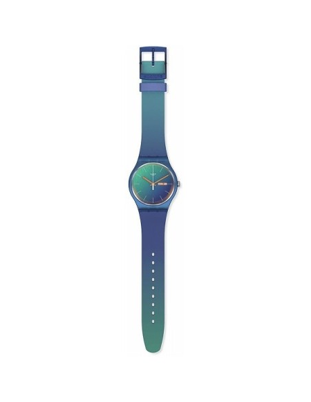 Swatch Fade to Teal two-tone watch - SO29N708