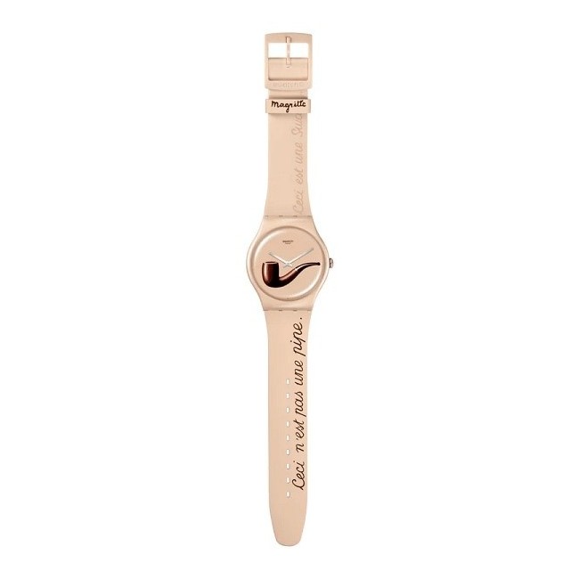 Swatch-Uhr La Trahison Des Images beige - SO29Z124