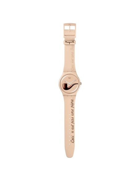 Orologio Swatch La Trahison Des Images beige - SO29Z124