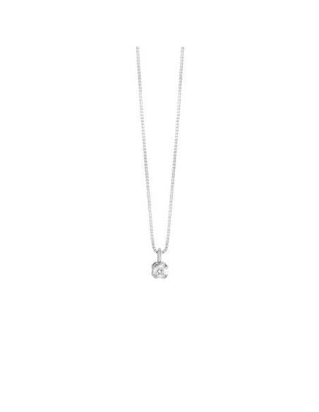 Collana Bliss Desirè in oro bianco e diamante - 20093006