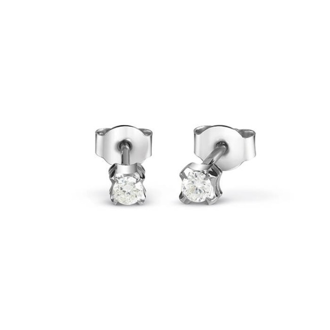 Bliss Desirè earrings in white gold and diamonds - 20093026