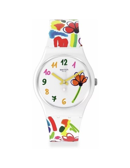 Swatch Flowerz watch with flowers - SO28W108