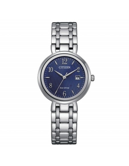 Citizen Lady Eco-Drive Uhr aus blauem Stahl - EW2690-81L