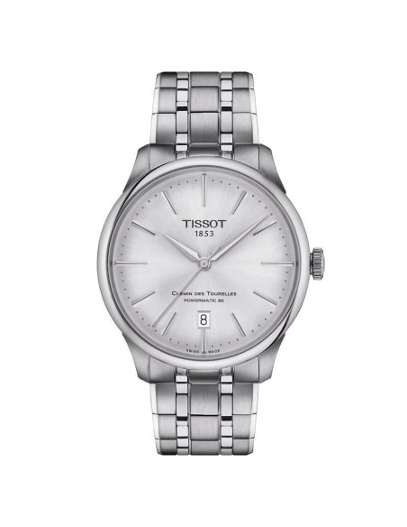 Orologio Tissot Chemin de Tourelles 39mm silver - T1398071103100